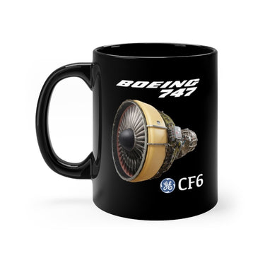BOEING 747 DESIGNED MUG Printify